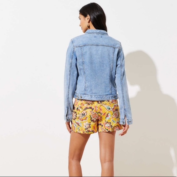 LOFT modern denim jacket NWT. - Picture 2 of 5
